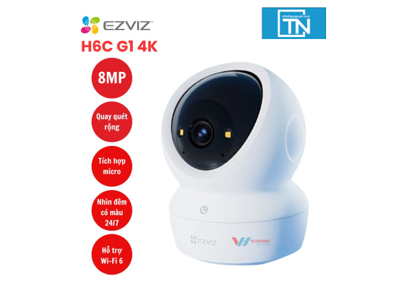 Camera trong nhà EZVIZ H6C G1 4K/8M