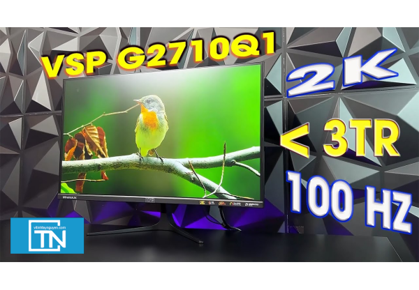 Màn Hình Văn Phòng VSP G2710Q1 | 27 inch, 2K, IPS, 100Hz, 1ms, Đen