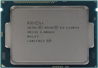 Bộ xử lý Intel Xeon® E3-1240 v3 8M bộ nhớ 3,40 GHz