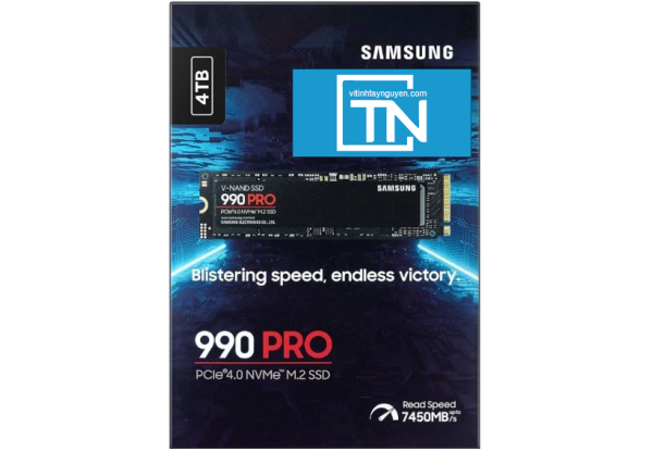 Ổ cứng SSD Samsung 990 PRO 4TB M.2 NVMe M.2 2280 PCIe Gen4.0 x4