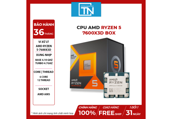 CPU AMD Ryzen 7 7600X3D 