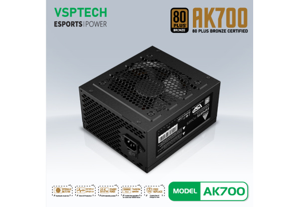 Bộ nguồn iForgame AK700 80PLUS BRONZE