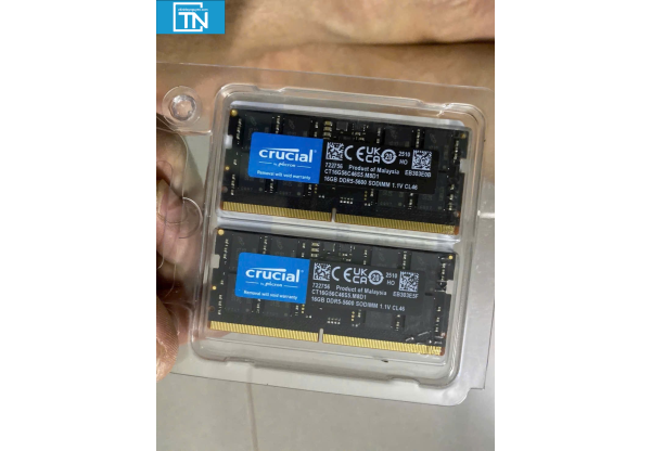 Ram laptop Crucial 16GB DDR5 bus 5600Mhz