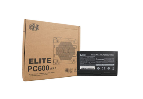 Nguồn Cooler Master Elite PC600 600W V3 (MPW-6001-PSABN1)