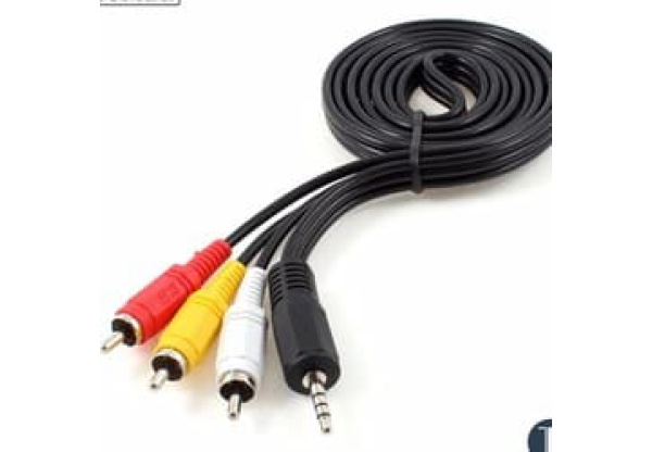 Cáp 3.5mm Ra 3 Đầu AV